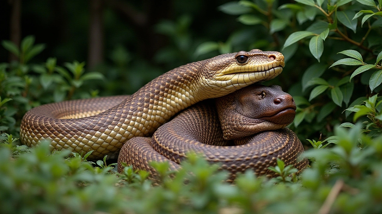 Stunning Encounter: Burmese Python Consumes 77-Pound Deer in Florida