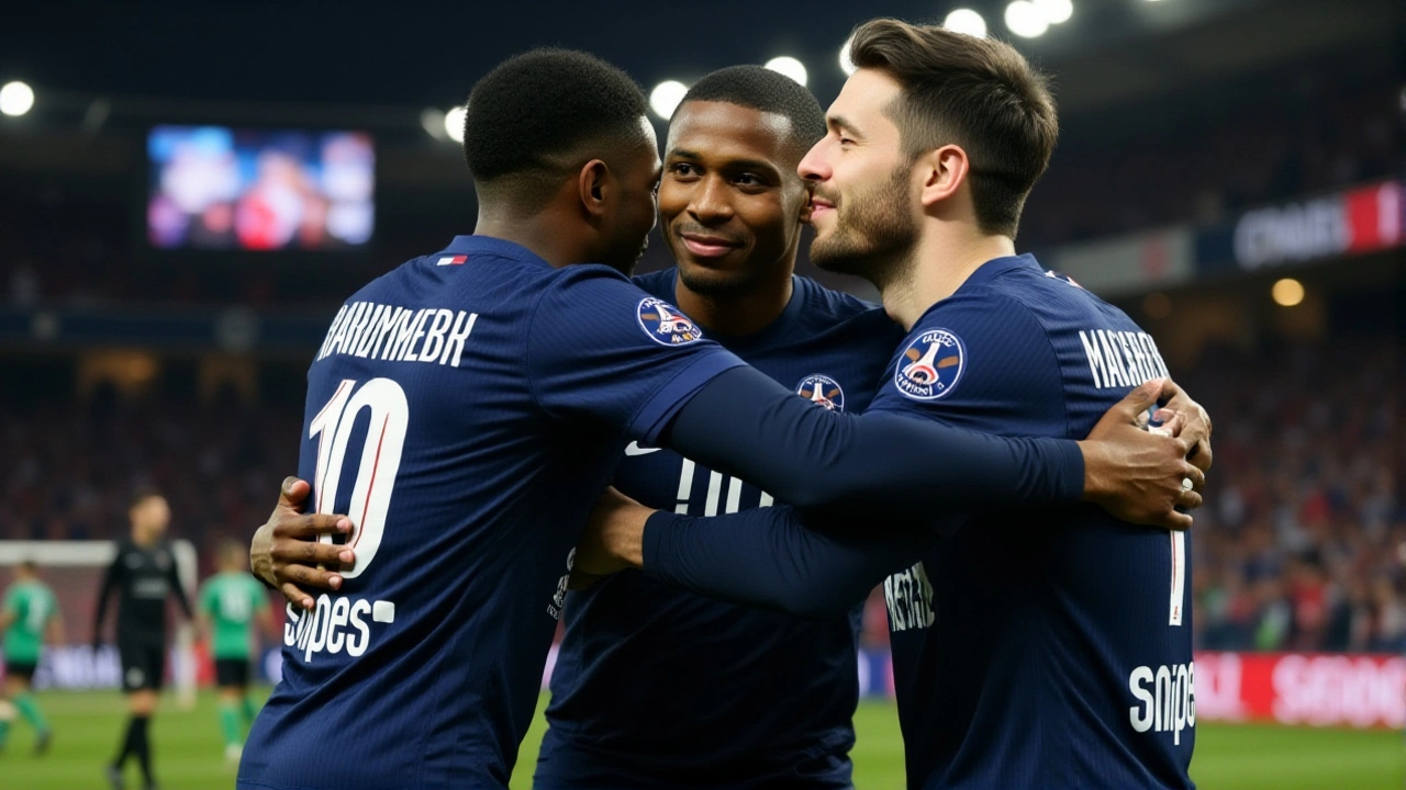 PSG tops Ligue 1 as Monaco snaps winless run and Lens upends Marseille